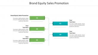 Brand equity sales promotion ppt powerpoint presentation inspiration template cpb