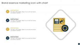 Brand Essence Marketing Icon With Chart