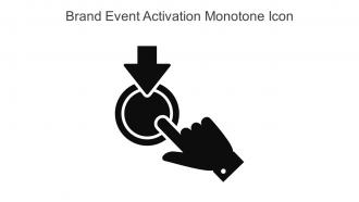 Brand Event Activation Monotone Icon In Powerpoint Pptx Png And Editable Eps Format