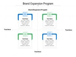 Brand expansion program ppt powerpoint presentation professional inspiration cpb