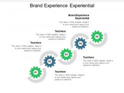 Brand experience experiential ppt powerpoint presentation pictures example introduction cpb