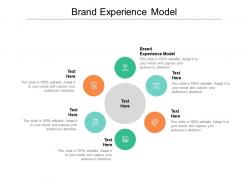 Brand experience model ppt powerpoint presentation ideas show cpb