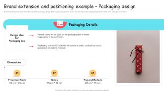 Brand Extension And Positioning Example Packaging Design Ppt Professional