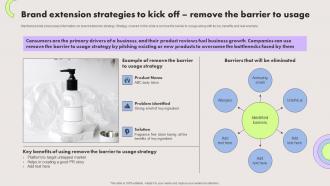 Brand Extension Strategies To Kick Off Remove The Barrier To Usage