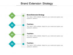 Brand extension strategy ppt powerpoint presentation icon outfit cpb