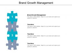 Brand growth management ppt powerpoint presentation gallery elements cpb
