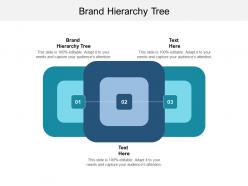 Brand hierarchy tree ppt powerpoint presentation ideas show cpb