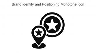 Brand Identity And Positioning Monotone Icon In Powerpoint Pptx Png And Editable Eps Format