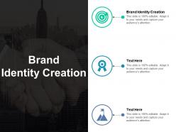 Brand identity creation ppt powerpoint presentation show icons cpb