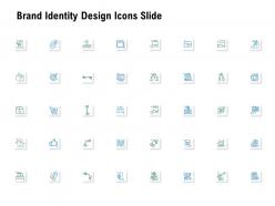 Brand identity design icons slide ppt powerpoint presentation model sample