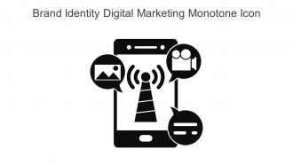 Brand Identity Digital Marketing Monotone Icon In Powerpoint Pptx Png And Editable Eps Format