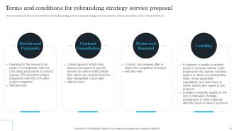 Brand Identity Enhancement And Repositioning Service Proposal Powerpoint Presentation Slides