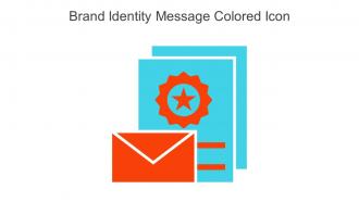 Brand Identity Message Colored Icon In Powerpoint Pptx Png And Editable Eps Format