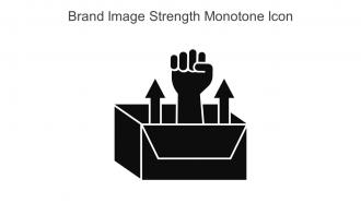 Brand Image Strength Monotone Icon In Powerpoint Pptx Png And Editable Eps Format