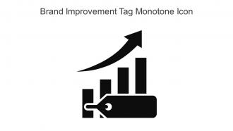Brand Improvement Tag Monotone Icon In Powerpoint Pptx Png And Editable Eps Format