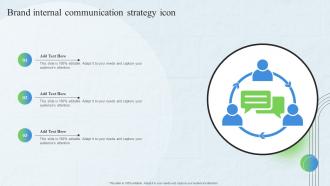 Brand Internal Communication Strategy Icon