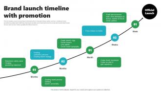 Brand Launch Timeline With Promotion Rebrand Launch Plan