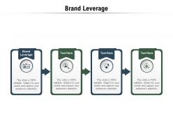 Brand leverage ppt powerpoint presentation outline shapes cpb