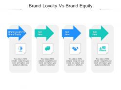 Brand loyalty vs brand equity ppt powerpoint presentation summary graphics example cpb