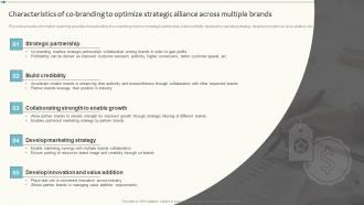 Brand Maintenance Characteristics Of Co Branding To Optimize