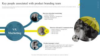 Brand Maintenance Through Effective Product Key People Associated With Product Branding SS