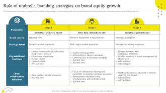 Brand Maintenance Through Effective Role Of Umbrella Branding Strategies On Brand Equity Branding SS