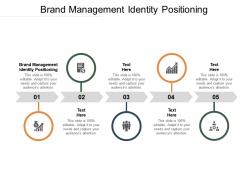 Brand management identity positioning ppt powerpoint presentation visual aids cpb