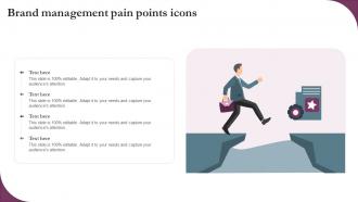 Brand Management Pain Points Icons