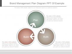 Brand management plan diagram ppt of example