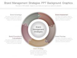 Brand management strategies ppt background graphics