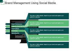 Brand management using social media powerpoint templates