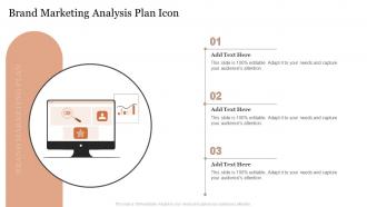Brand Marketing Analysis Plan Icon