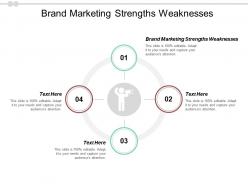 Brand marketing strengths weaknesses ppt powerpoint presentation pictures background image cpb