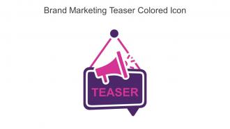 Brand Marketing Teaser Colored Icon In Powerpoint Pptx Png And Editable Eps Format