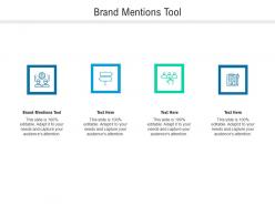 Brand mentions tool ppt powerpoint presentation summary example cpb