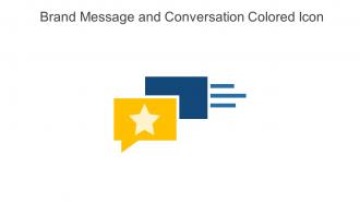 Brand Message And Conversation Colored Icon In Powerpoint Pptx Png And Editable Eps Format