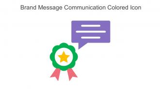 Brand Message Communication Colored Icon In Powerpoint Pptx Png And Editable Eps Format