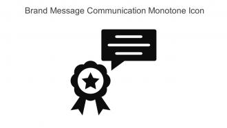Brand Message Communication Monotone Icon In Powerpoint Pptx Png And Editable Eps Format