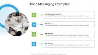 Brand Messaging Examples In Powerpoint And Google Slides Cpb