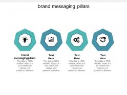 Brand messaging pillars ppt powerpoint presentation infographic template images cpb