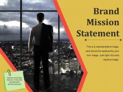 Brand Mission Statement Powerpoint Slide Template