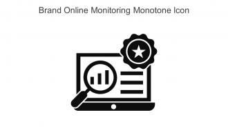 Brand Online Monitoring Monotone Icon In Powerpoint Pptx Png And Editable Eps Format