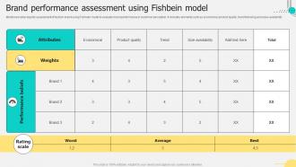 Brand Performance Assessment Using Fishbein Model