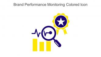 Brand Performance Monitoring Colored Icon In Powerpoint Pptx Png And Editable Eps Format