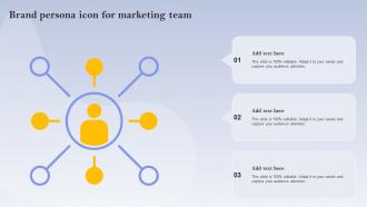 Brand Persona Icon For Marketing Team