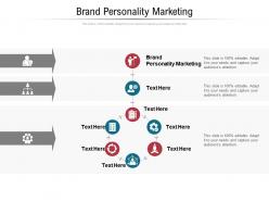 Brand personality marketing ppt powerpoint presentation gallery images cpb