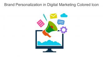 Brand Personalization In Digital Marketing Colored Icon In Powerpoint Pptx Png And Editable Eps Format