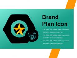 Brand plan icon ppt images