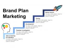 Brand plan marketing ppt infographics