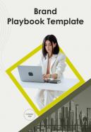Brand Playbook Template Report Sample Example Document
